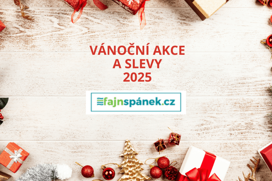 Vánoční slevy a akce: fajnspanek.cz - sleva 6% na matrace při nákupu nad 10 000 Kč 1 vanoce v cesku akce a slevy 2025 fajnspanek