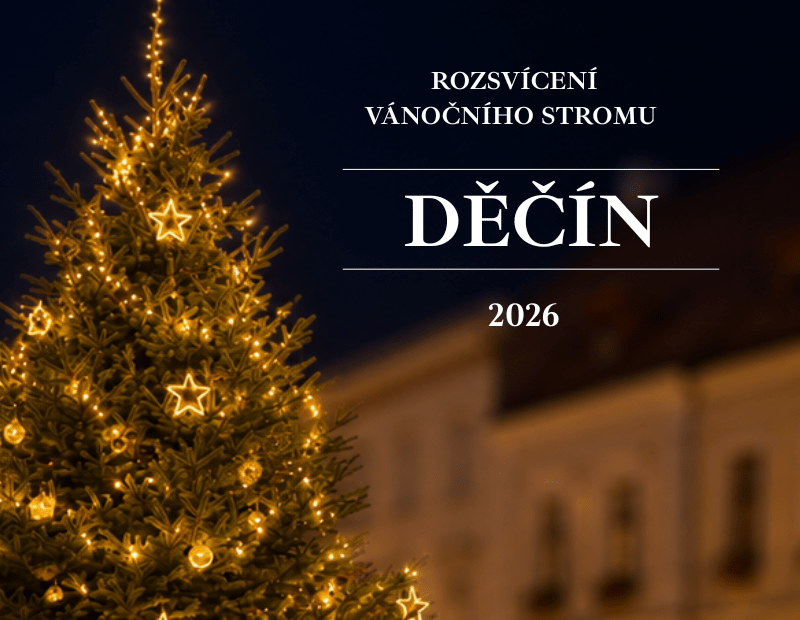Rozsvícení vánočního stromu: Děčín 2026 17 Rozsvícení vánočního stromu 2026 Děčín
