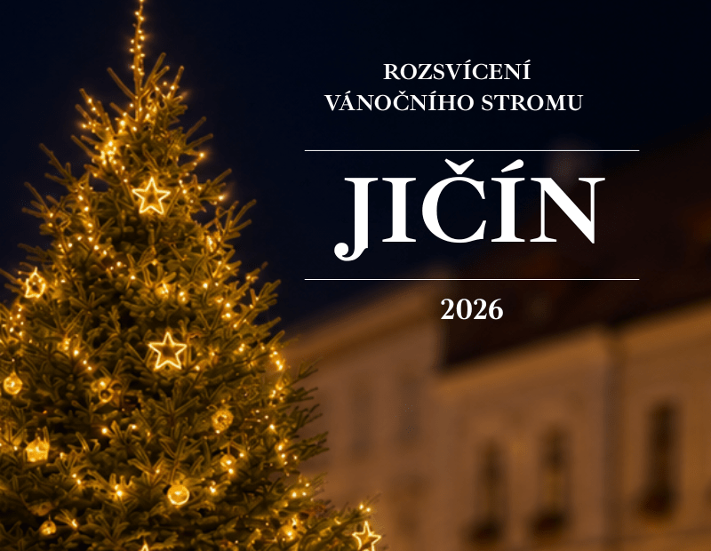 Rozsvícení vánočního stromu: Jičín 2026 1 Rozsvícení vánočního stromu 2026 Jičín