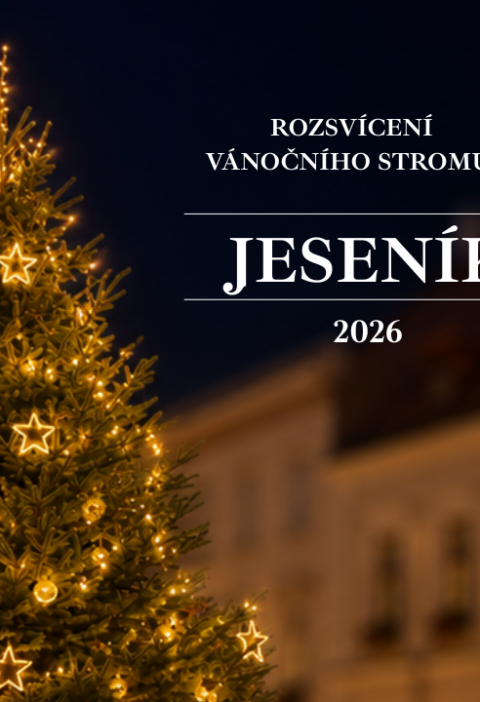 Rozsvícení vánočního stromu Jeseník 2026