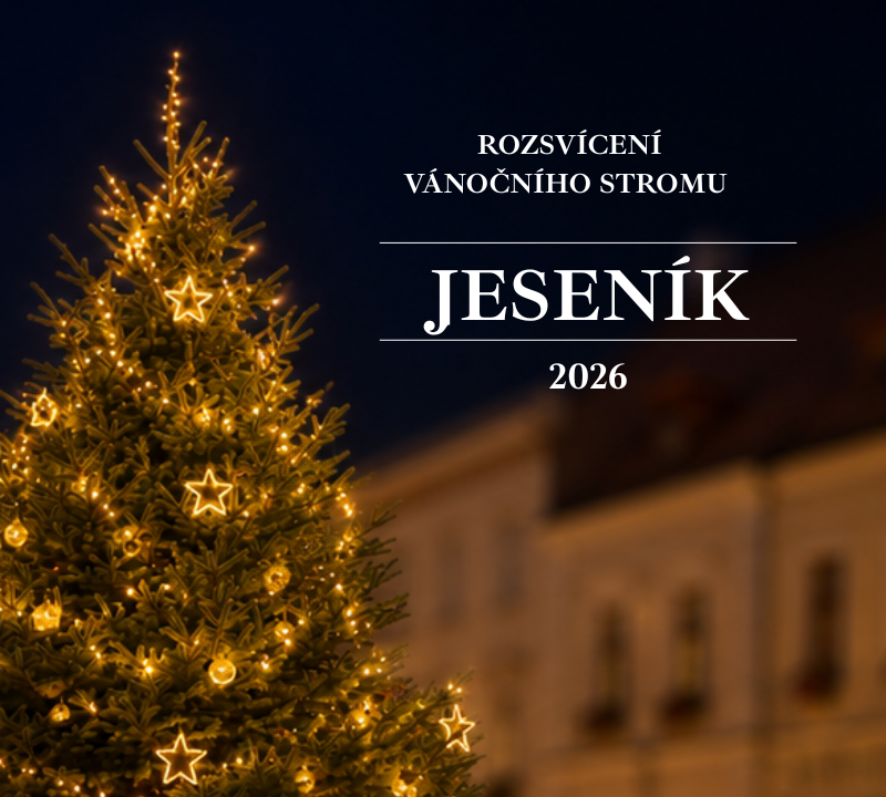 Rozsvícení vánočního stromu Jeseník 2026