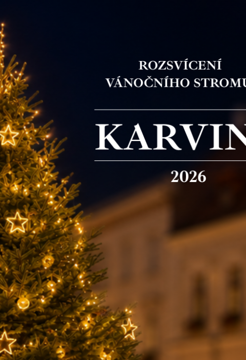 Rozsvícení vánočního stromu Karviná 2026