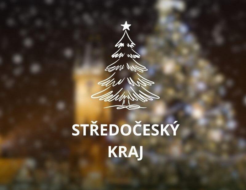 Rozsvícení vánočních stromků ve Středočeském kraji 2026