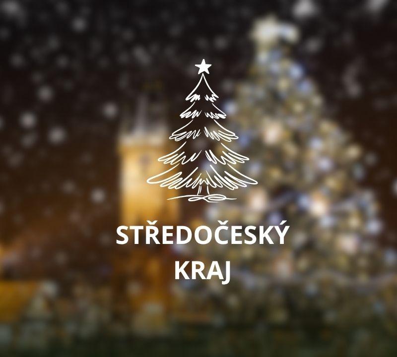 Rozsvícení vánočních stromků ve Středočeském kraji 2026