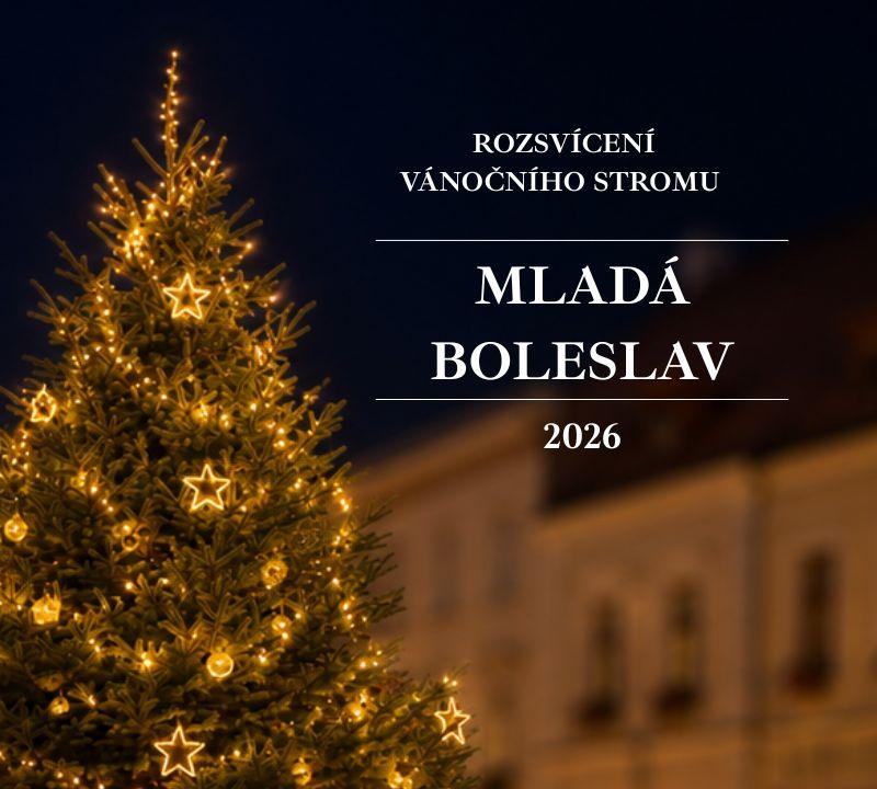 Rozsvícení vánočního stromu: Mladá Boleslav 2026 1 Rozsvícení vánočního stromu v Mladé Boleslavi 2026