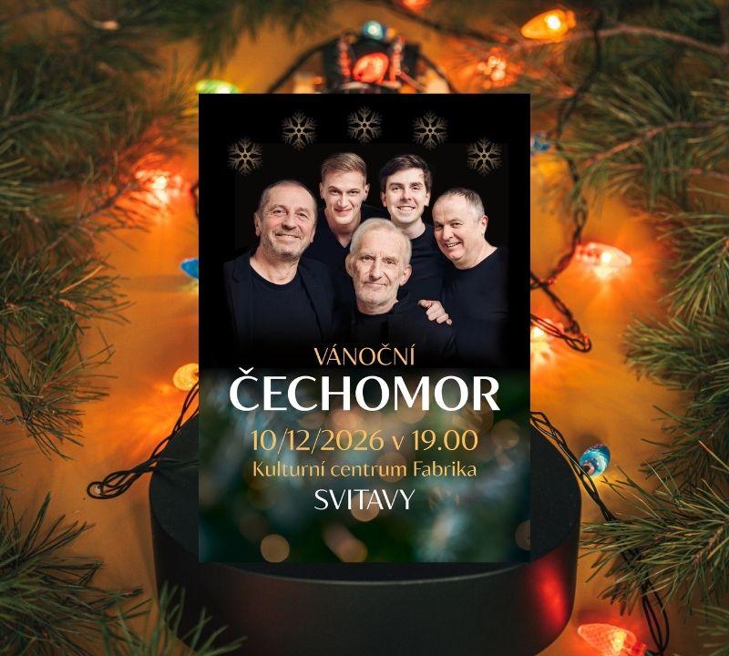 Vánoční Čechomor ve Svitavách 2026 1 Vánoční Čechomor ve Svitavách 2026 – Fabrika Svitavy