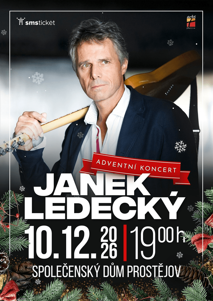 Adventní koncert Janek Ledecký Prostějov 2026 2 Adventní koncert Janka Ledeckého v Prostějově 2026