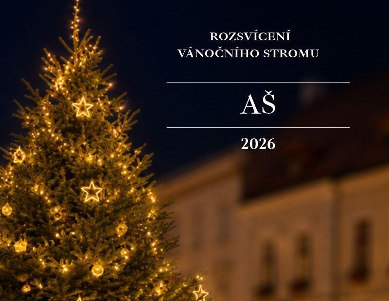 Rozsvícení vánočního stromu Aš 2026