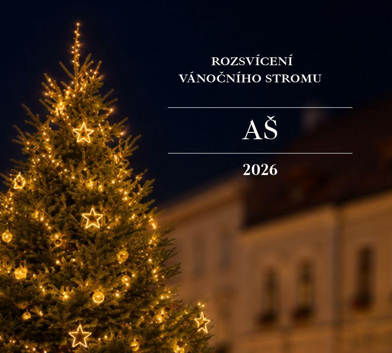 Rozsvícení vánočního stromu: Aš 2026 1 Rozsvícení vánočního stromu Aš 2026