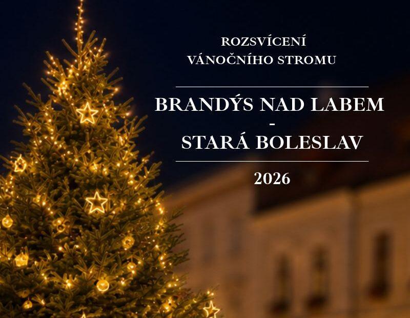 Rozsvícení vánočního stromu Brandýs nad Labem Stará Boleslav 2026