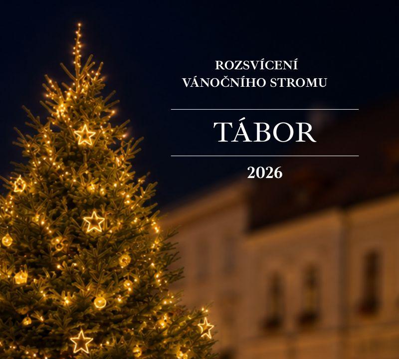 Rozsvícení vánočního stromu: Tábor 2026 1 Rozsviceni vanocniho stromu Tabor 2026