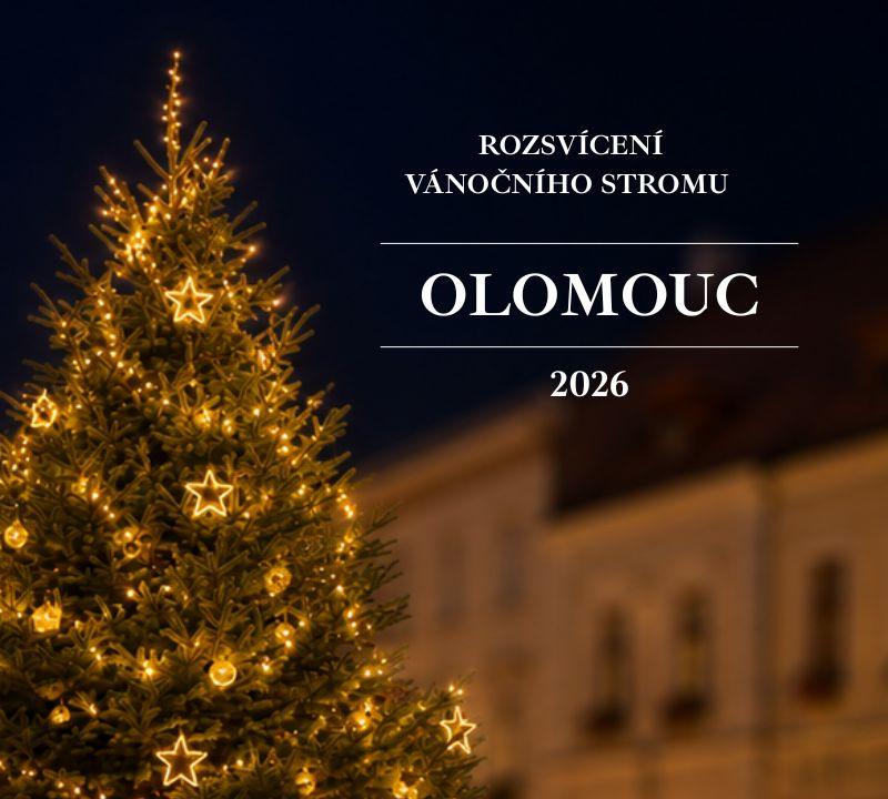 Rozsvícení vánočního stromu v Olomouci 2026
