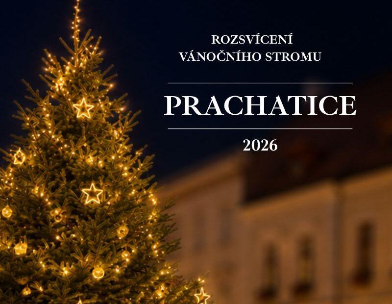 Rozsvícení vánočního stromu: Prachatice 2026 15 Rozsvícení vánočního stromu v Prachaticích 2026