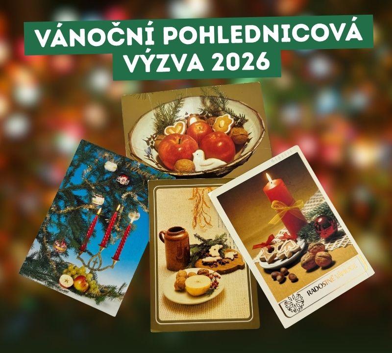 Vánoční výzva 2026: Udělejte někomu radost a pošlete skutečnou vánoční pohlednici 1 Vánoční pohlednicová výzva 2026